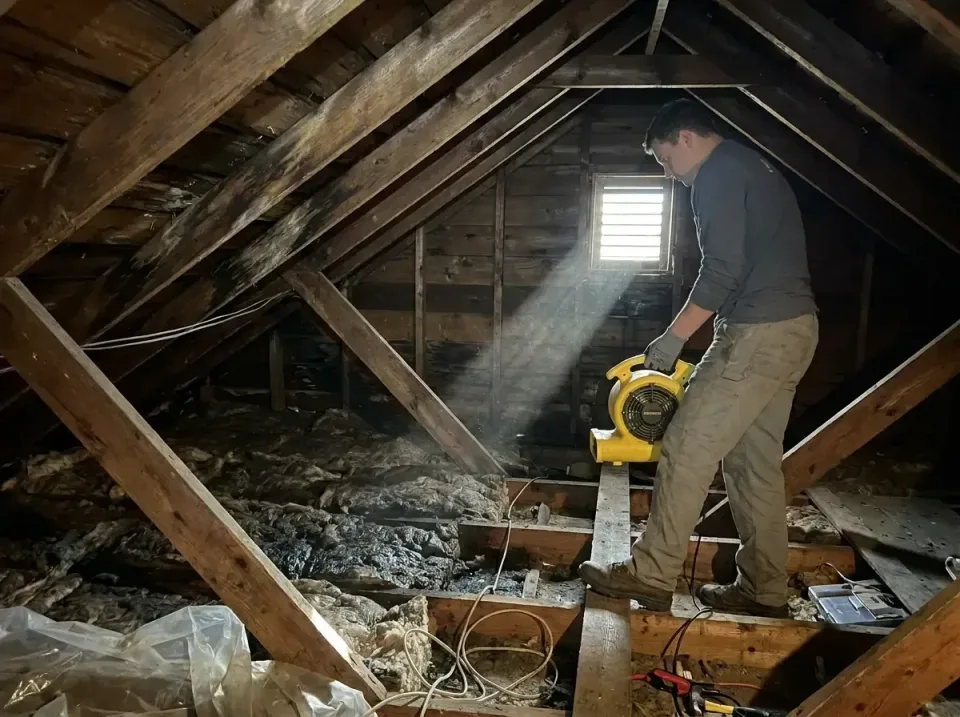 attic-water-damage-drying-proc-007 — frequently asked questions, Emergency Water Extraction & 24/7 Flood Response in Locklan…